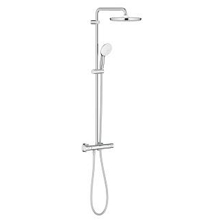 GROHE 26670001 TEMPESTA SYSTEM 250 SHOWER SYSTEM WITH THERMOSTAT FOR WALL MOUNTING