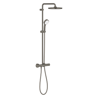 GROHE 26670AL0 TEMPESTA SYSTEM 250 SHOWER SYSTEM WITH THERMOSTAT FOR WALL MOUNTING