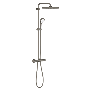 GROHE 26689AL0 TEMPESTA SYSTEM 250 CUBE SHOWER SYSTEM WITH THERMOSTAT FOR WALL MOUNTING