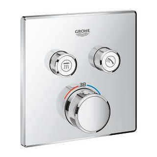 GROHE 29124000 GROHTHERM SMART CONTROL THERMOSTATIC FOR CONCEALED INSTALLATION WITH 2 VALVES