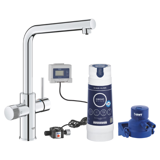 GROHE 30589000 BLUE PURE MINTA FAUCET SET WITH S-SIZE FILTER