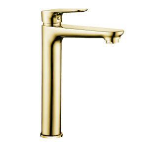 ZAFFIRO PF-3402BG TALL BASIN MIXER – BRUSHED GOLD