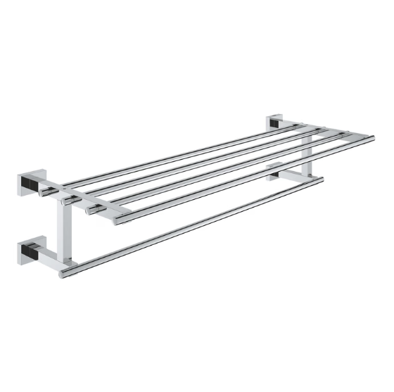 GROHE 40512001 ESSENTIALS CUBE MULTI TOWEL RACK 558MM