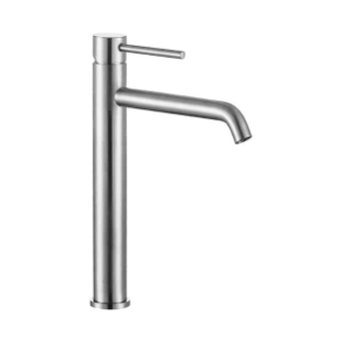 ZAFFIRO PF-5102SS TALL BASIN MIXER - STAINLESS STEEL SATIN