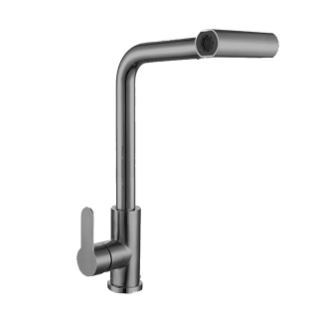 ZAFFIRO PF-5204SS(GM)-T KITCHEN SINK MIXER (PULL OUT) - SUS304 GUN METAL