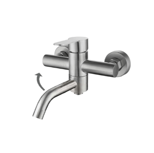 ZAFFIRO PF-5206SS BATH MIXER - SATIN