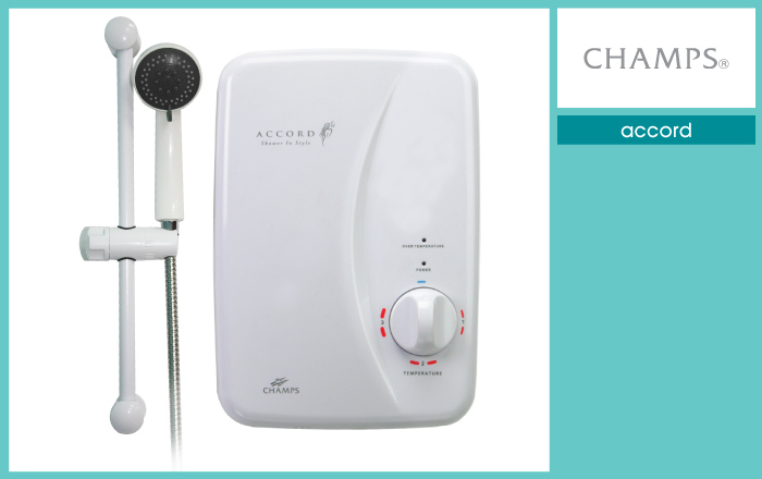 CHAMPS ACCORD (COPPER TANK) INSTANT WATER HEATER - PH Bathroom