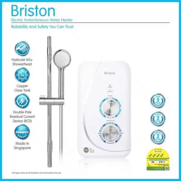 707 BRISTON INSTANT WATER HEATER