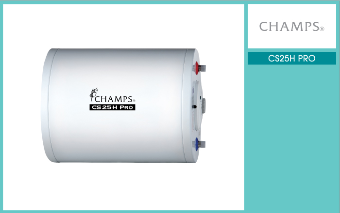 CHAMPS STORAGE WATER HEATER CS25H PRO - PH Bathroom