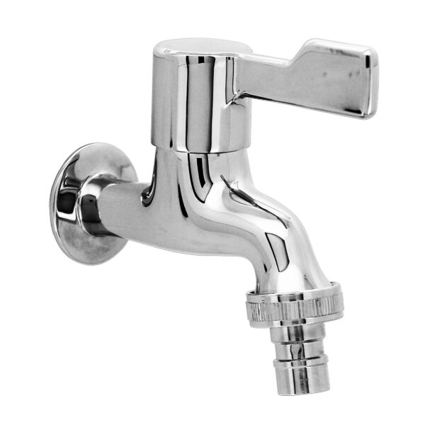 FIDELIS FT-214-1 NEX LEVER HANDLE BIB TAP WITH UNION - CHROME