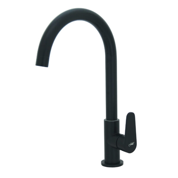 FIDELIS FT-66B5C-BK "G" SPOUT KITCHEN SINK TAP - BLACK