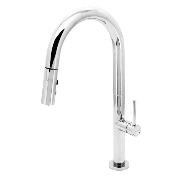 FIDELIS FT-67B5 PULL-OUT DUAL FUNCTION WASH HEAD KITCHEN SINK MIXER - CHROME