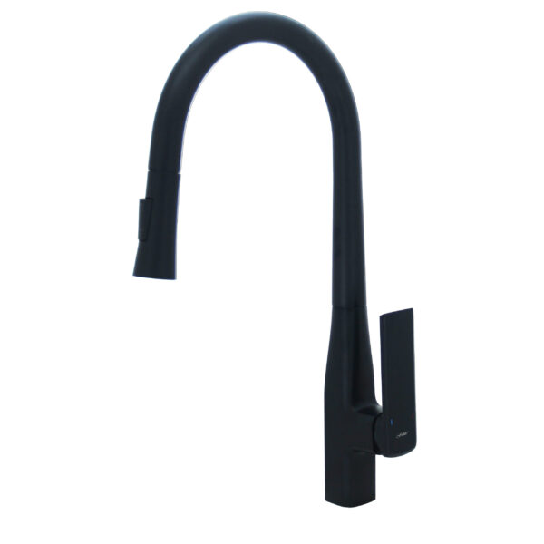 FIDELIS FT-7185A-BK PULL-OUT KITCHEN SINK MIXER TAP - BLACK