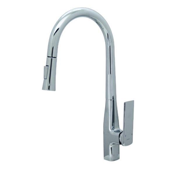 FIDELIS FT-7185A PULL-OUT KITCHEN SINK MIXER TAP - CHROME
