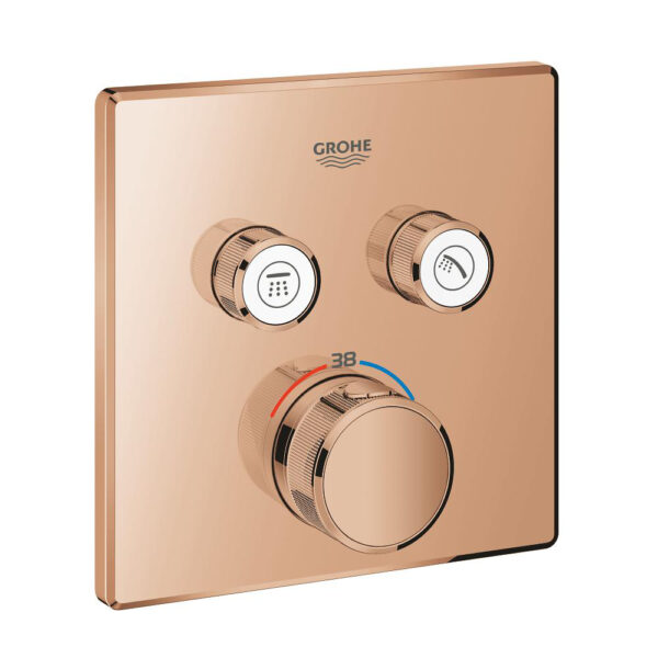 GROHE 29124DA0 GROHTHERM SMART CONTROL THERMOSTATIC FOR CONCEALED INSTALLATION WITH 2 VALVES