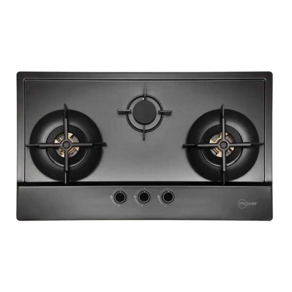 MAYER MMSS8831HI-GM 86CM 3 BURNERS STAINLESS STEEL (GUN METAL FINISHING) GAS HOB-ROTGUSS