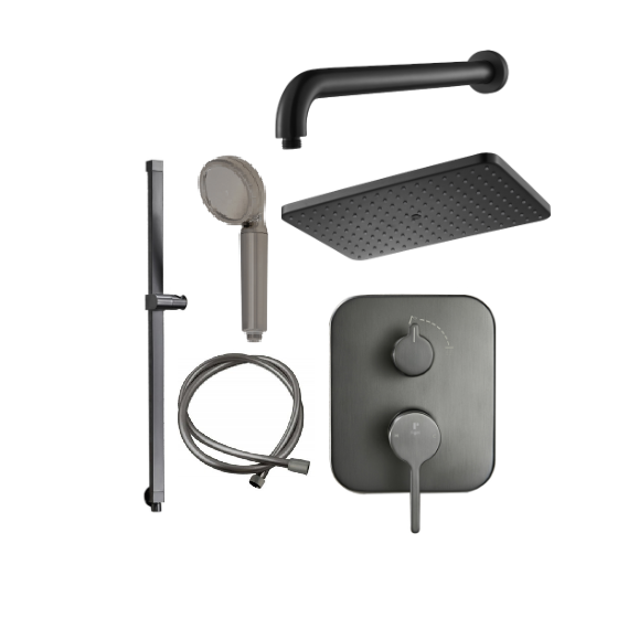 RIGEL MXSC8126T03 SET CONCEALED RAIN-SHOWER MIXER (GUN)