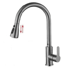 Grifema Lyon-g4005 Kitchen Mixer With Extractable Shower 2 Jets