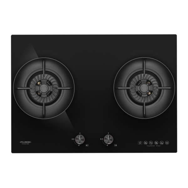 FUJIOH FH-GS6827​ GLBK​ GAS HOB WITH 2 BURNERS