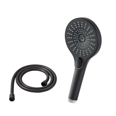 RIGEL HSW319(GUN) HAND SHOWER 3 FUNCTION + FT-HOSF69L1500MM(GUN) FLEXIBLE HOSE