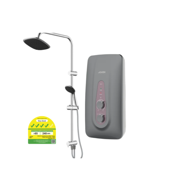 JOVEN SB11RS INSTANT HEATER WITH RAIN SHOWER (GREY)