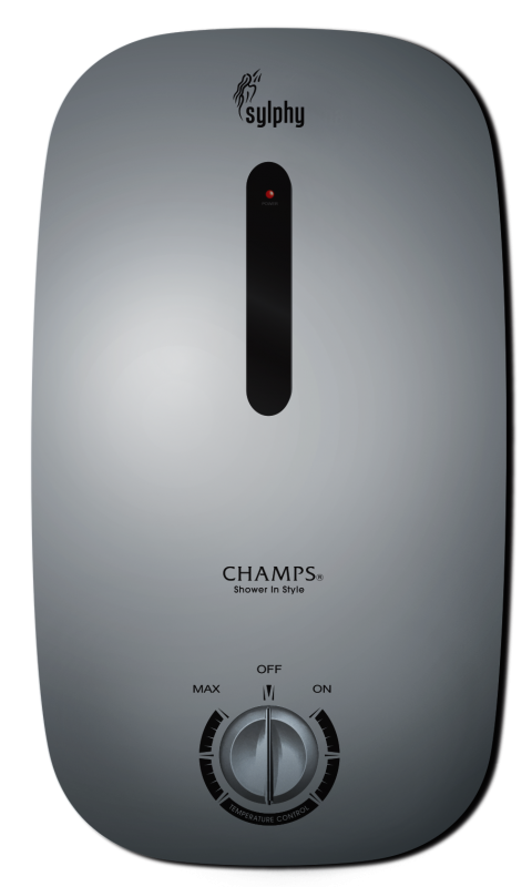 CHAMPS SYLPHY INSTANT WATER HEATER (MATTE GREY) - PH Bathroom