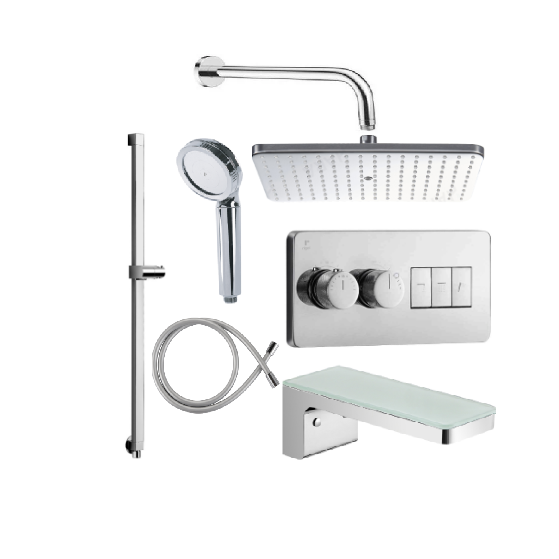 RIGEL TSMC7917T0 SET CONCEALED RAIN-SHOWER MIXER
