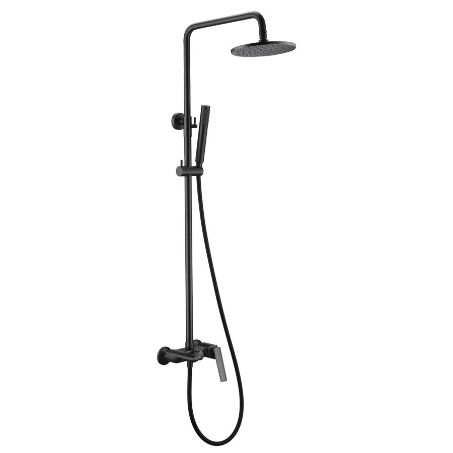 Vera-GLOCK-DL.200.408MB-Rain-Shower-set-Matt-Black