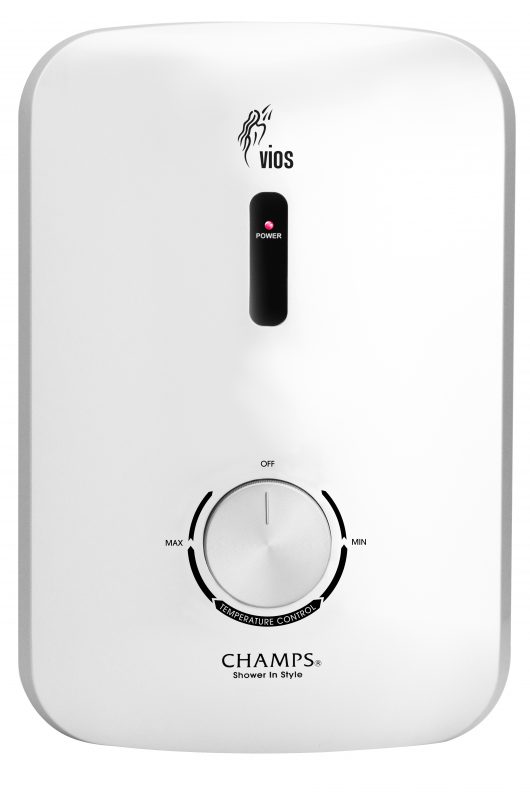 CHAMPS VIOS INSTANT WATER HEATER (WHITE) - PH Bathroom