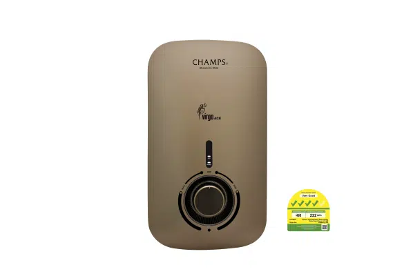 CHAMPS VIRGO ACE INSTANT WATER HEATER (GUN METAL)