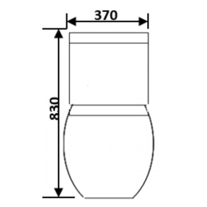 Toilet bowl W-888,Water closet 