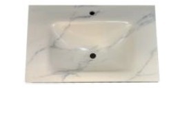RIGEL NR-LV2613 (FISH BELLY WHITE) SINTERED STONE BASIN