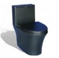 VERA TERE A.038T MATTE BLACK ONE-PIECE WATER CLOSET