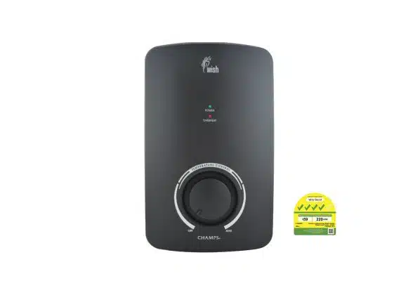 CHAMPS WISH INSTANT WATER HEATER (MATTE BLACK)